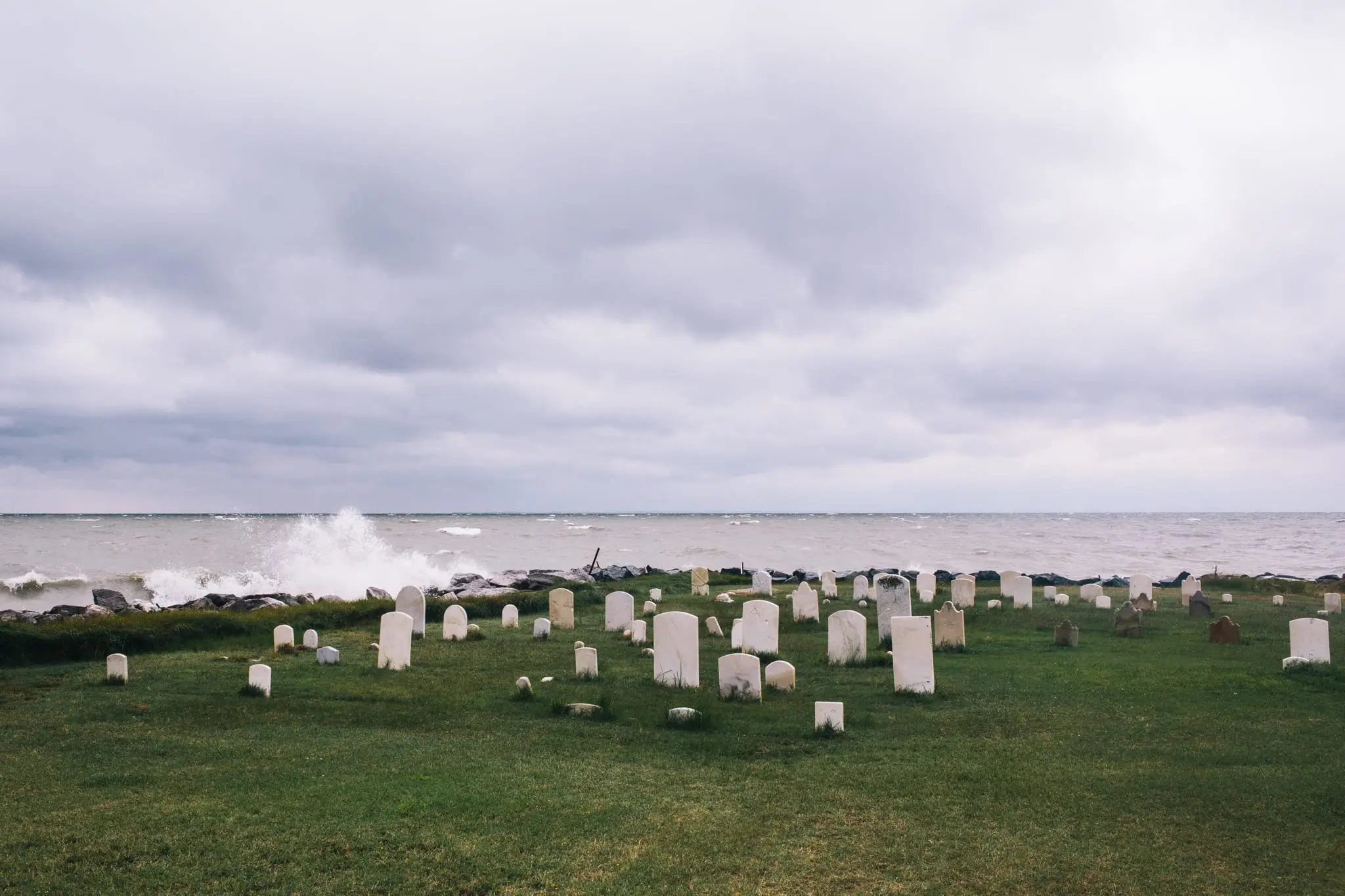 A grave site of the founders of Hooper Island.