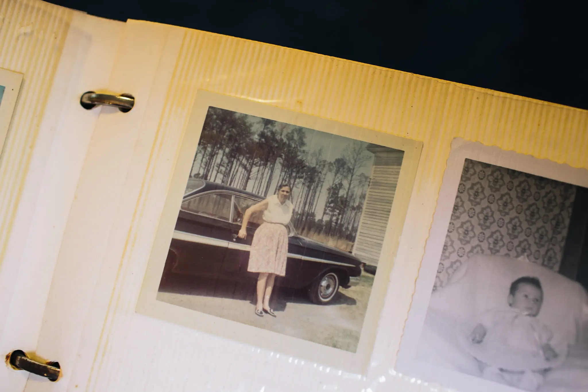 Kathy Summers's mom in a photo at the home they still live at.