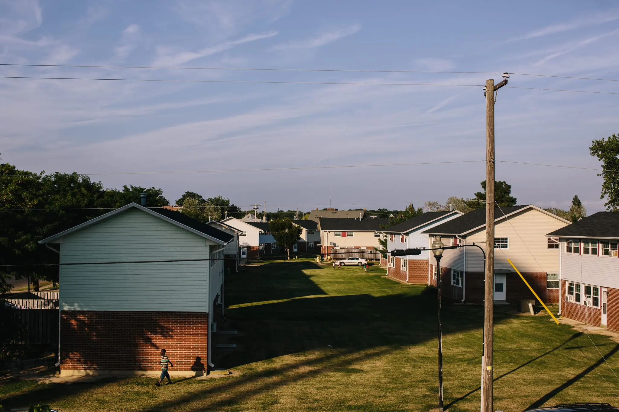 A lower income neighborhood in Crisfield that floods easily.