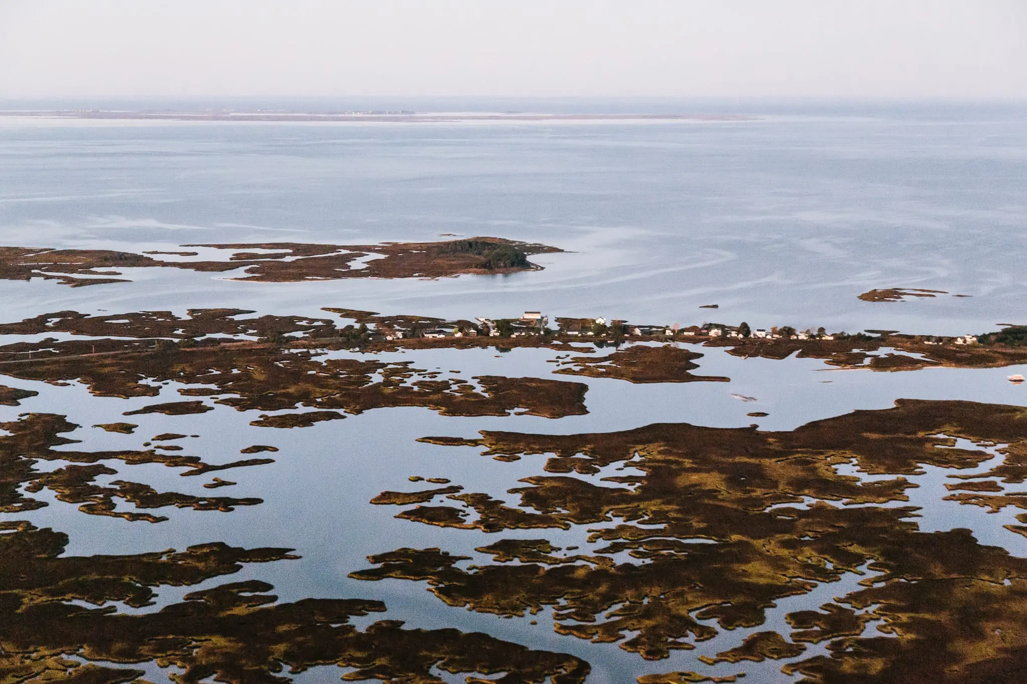 The community of Rhodes Point on Smith Island, MD.