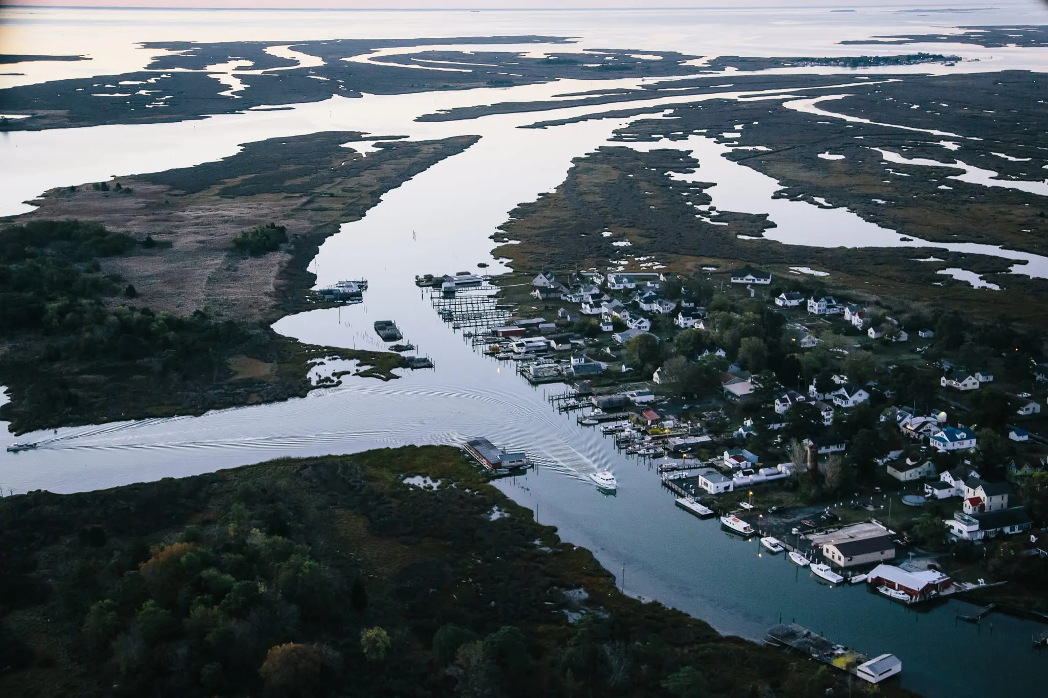 The community of Ewell on Smith Island.