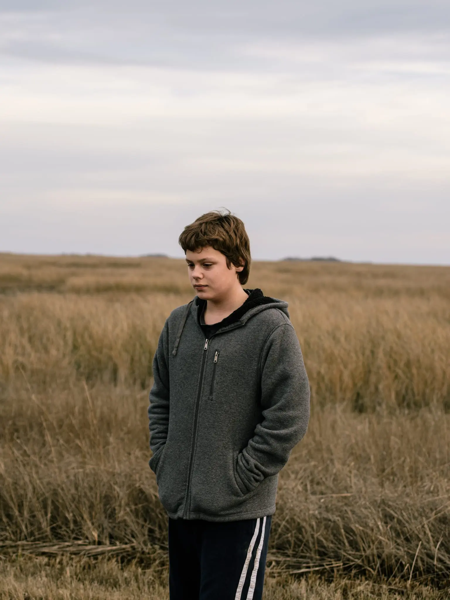 Watson Marshall, 12, sixth grader on Smith Island.